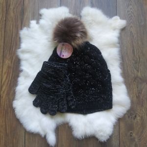 Toby & Me set of hat and gloves for girl size 4-14